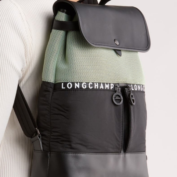 Longchamp Newest Quality  Backpack Green Black France - Picture 5 of 16